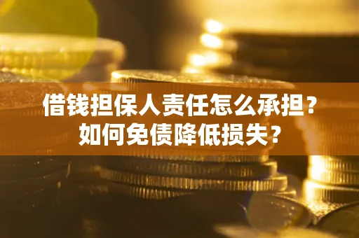 北京借钱担保人责任怎么承担？如何免债降低损失？