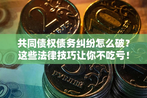 北京共同债权债务纠纷怎么破？这些法律技巧让你不吃亏！