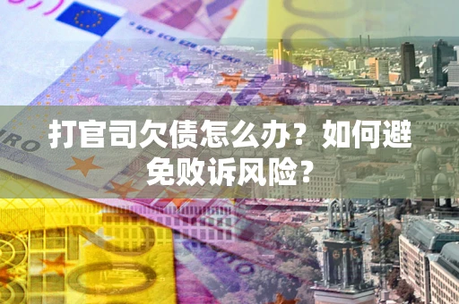 北京打官司欠债怎么办？如何避免败诉风险？