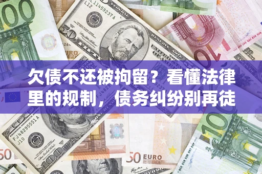 北京欠债不还被拘留？看懂法律里的规制，债务纠纷别再徒劳奔波