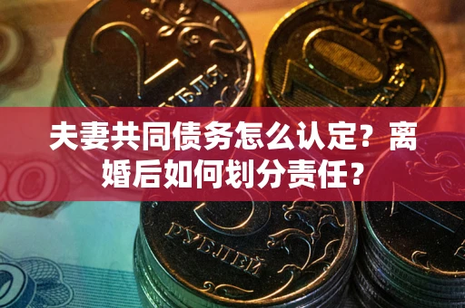 北京夫妻共同债务怎么认定？离婚后如何划分责任？