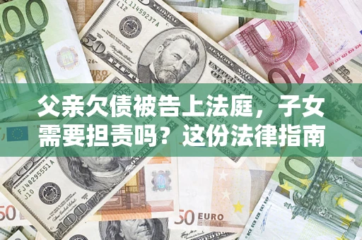 北京父亲欠债被告上法庭，子女需要担责吗？这份法律指南必须看完