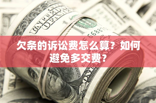 北京欠条的诉讼费怎么算？如何避免多交费？