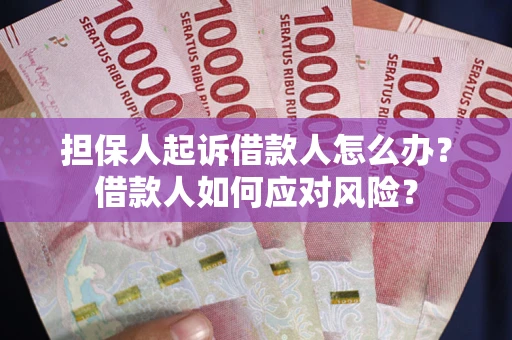 北京担保人起诉借款人怎么办？借款人如何应对风险？