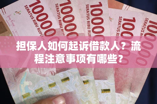 北京担保人如何起诉借款人？流程注意事项有哪些？